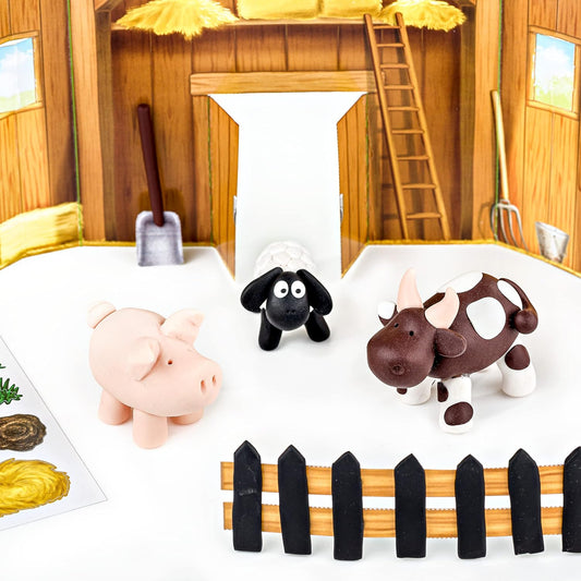 FIMO Kids Form & Play Farm - Kreatives Modellierset