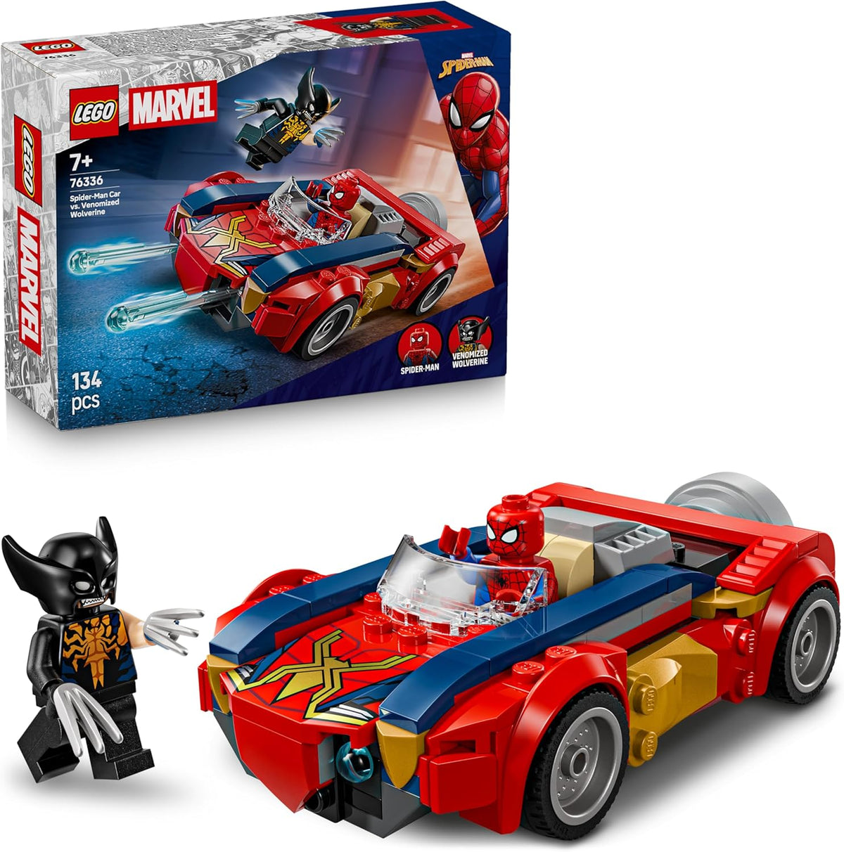 LEGO Marvel Spider-Man vs. Venomized Wolverine - Set ab 7 J.