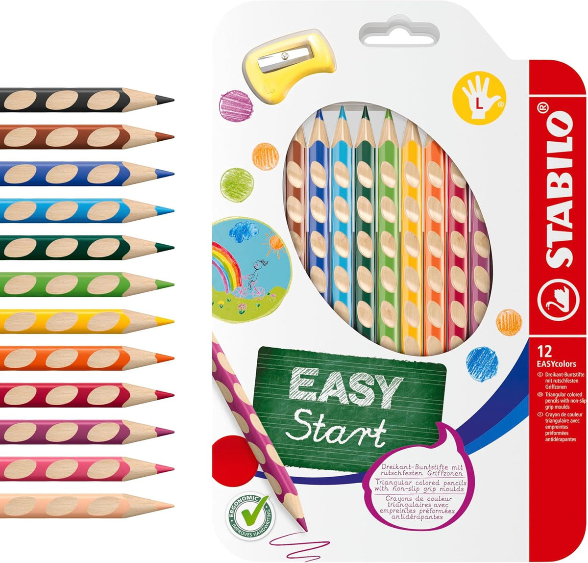 STABILO EASYcolors Buntstifte 12er Links