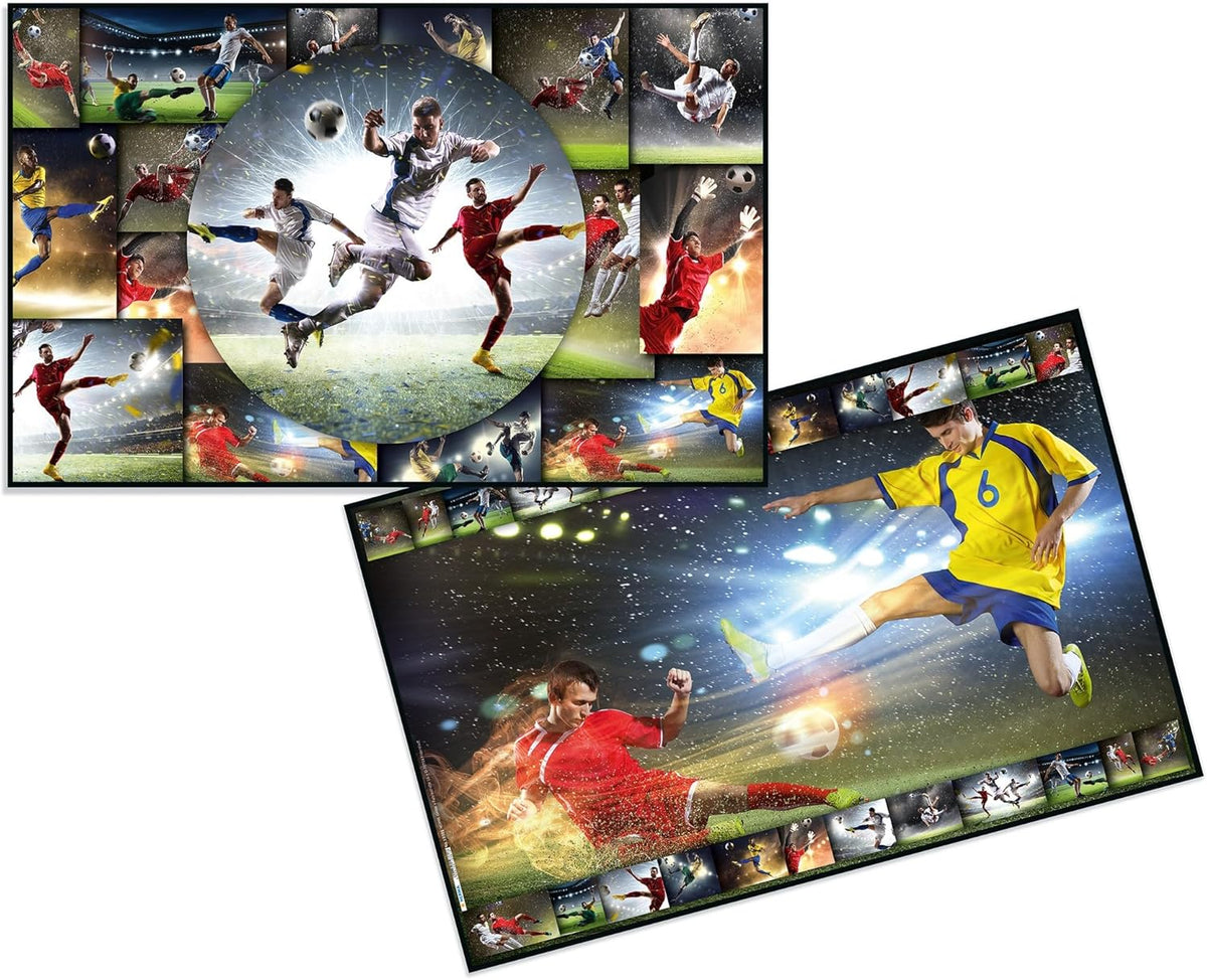 HERMA Schreibtischunterlage Fußball 55x35 cm, abwaschbar
