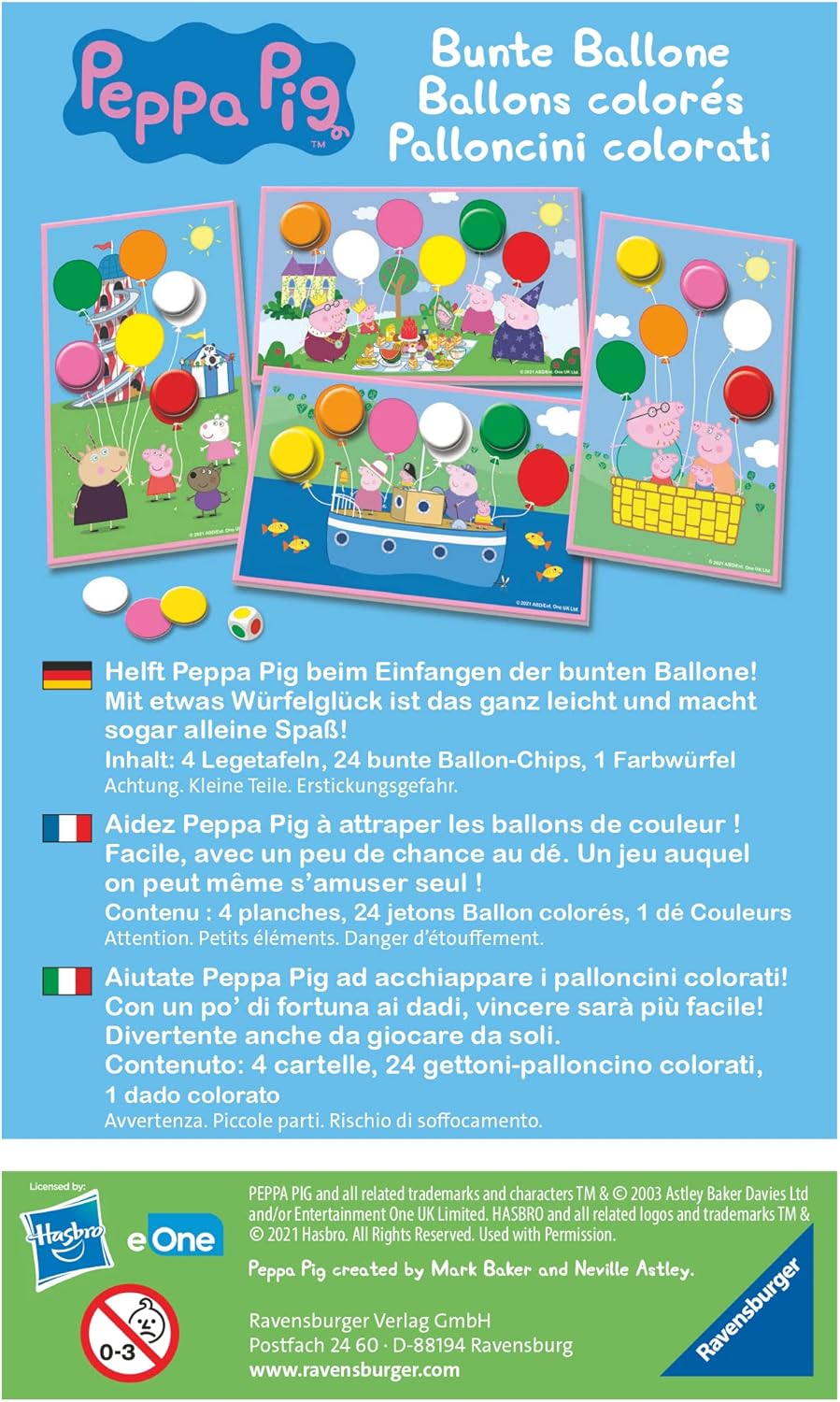 Ravensburger Peppa Pig Bunte Ballone – ab 3 Jahren