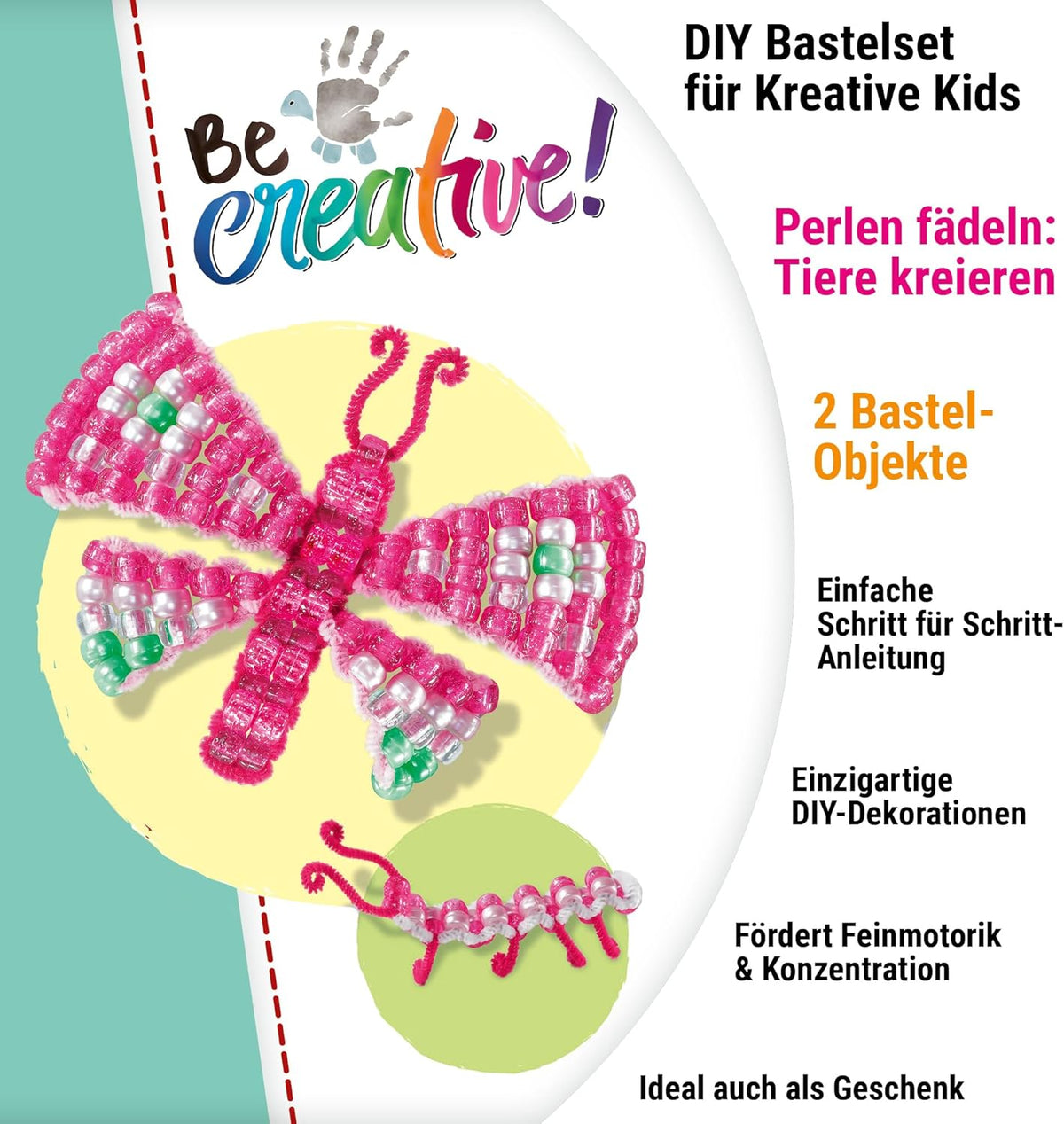 Ravensburger BeCreative Perlentiere Schmetterling Bastelset 18249