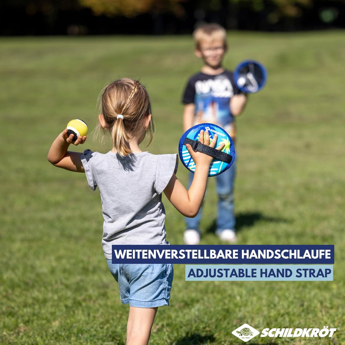 Schildkröt Klettball Set Neopren blau 4-teilig