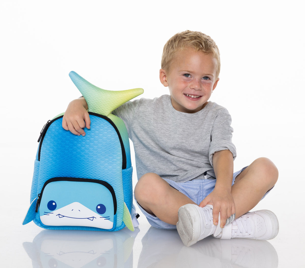 Splash & Fun Neopren Rucksack Hai für Kinder ab 3 Jahren