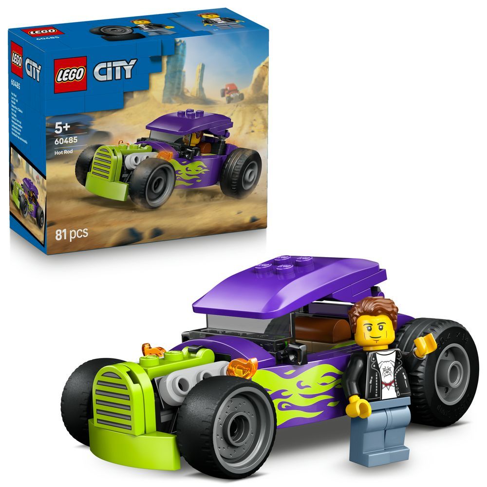 LEGO® City 60485 Hot Rod – 81 Teile, ab 5 Jahren