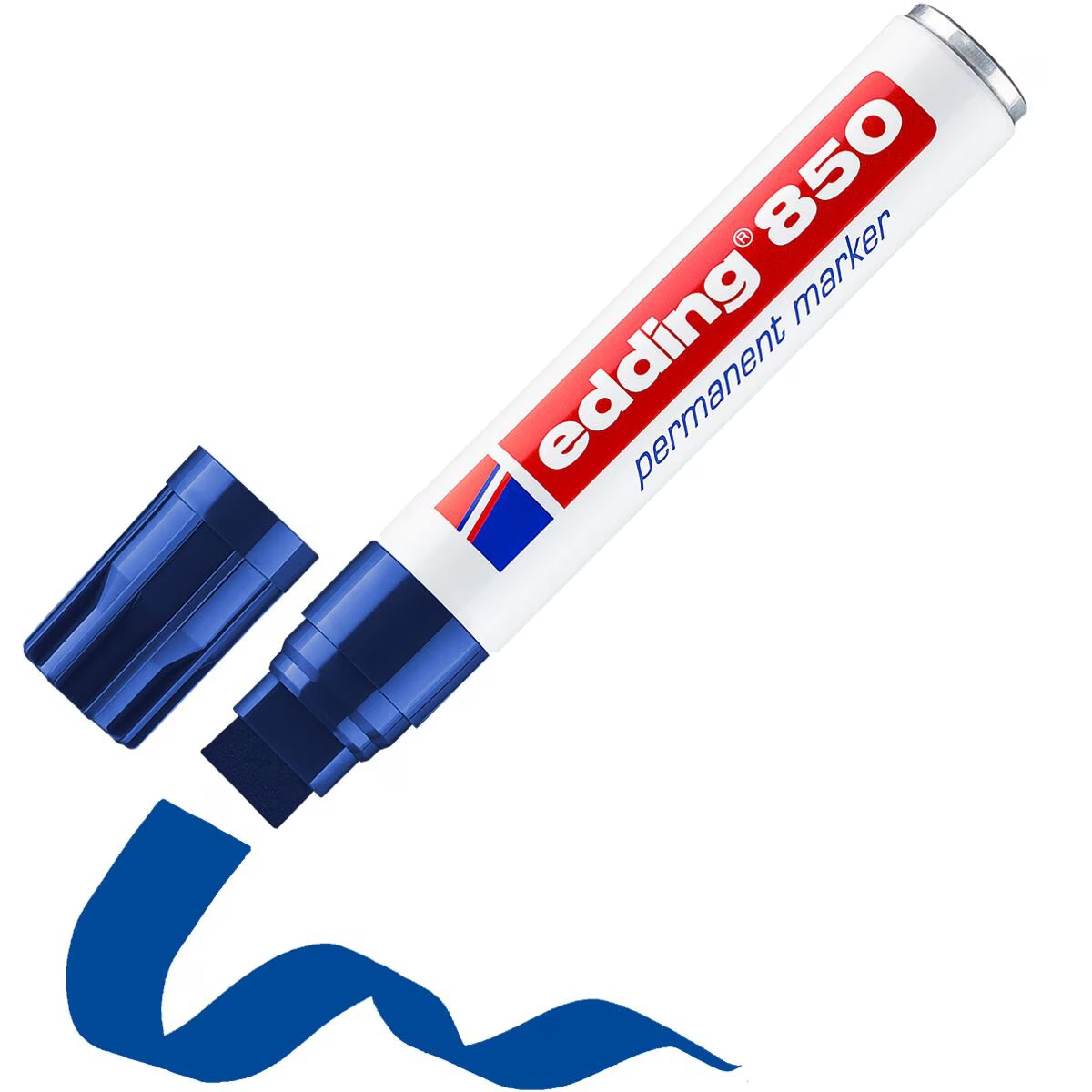 edding 850 Permanent-Marker blau – Keilspitze, 5-16 mm