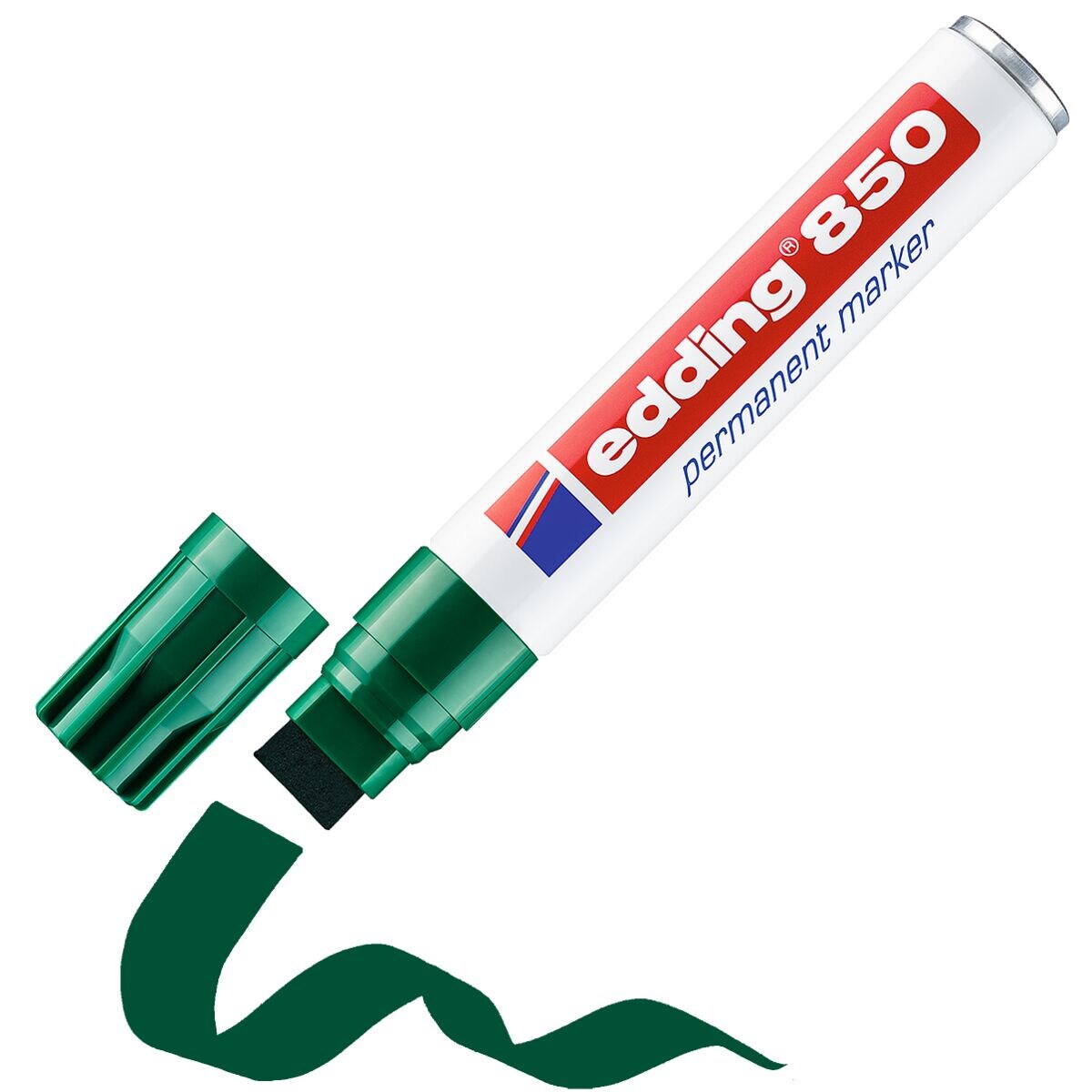 edding 850 Permanent-Marker grün – Keilspitze, 5-16 mm