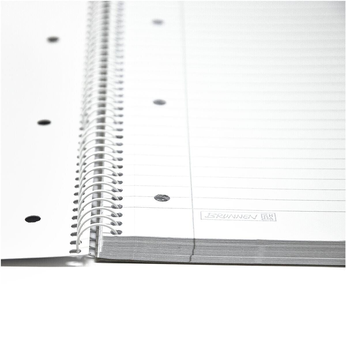 Collegeblock Brunnen Premium White A4 liniert, 80 Blatt