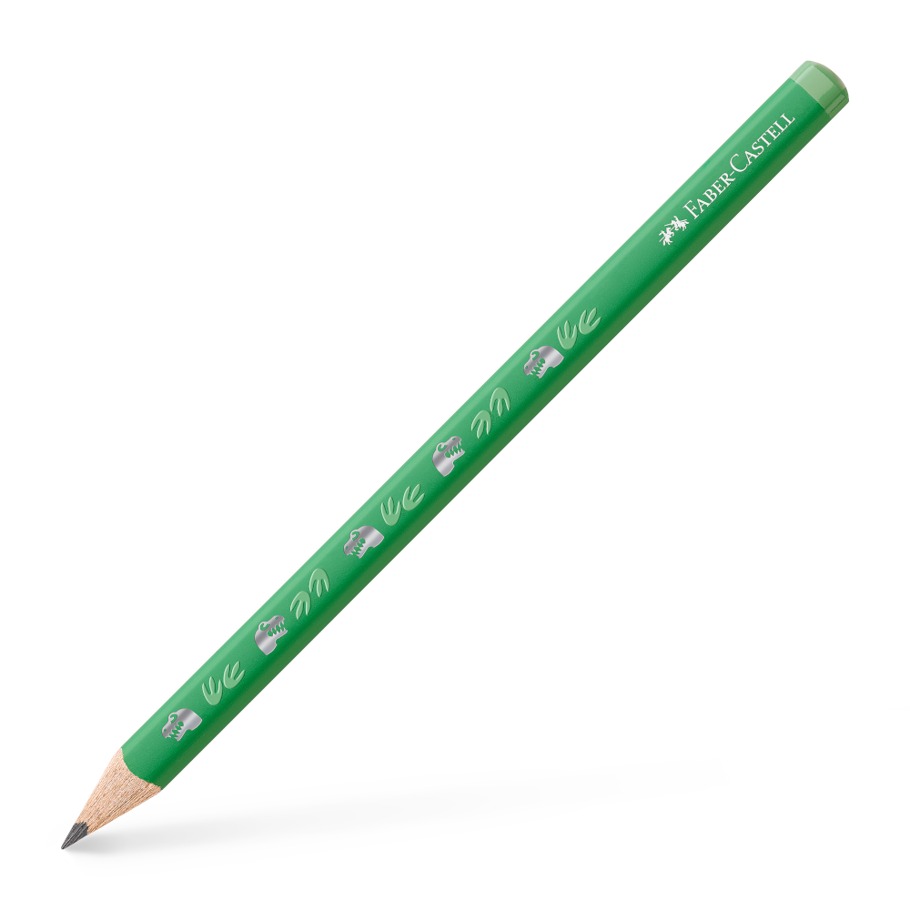 Faber-Castell Jumbo Bleistift Dinosaurier HB grün