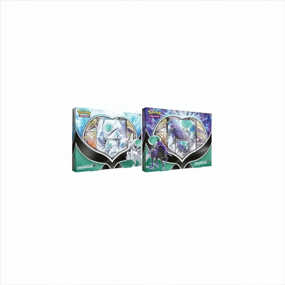 Pokémon Coronospa-V Box – 1 von 2 Designs, zufällig | 4 Boosterpacks