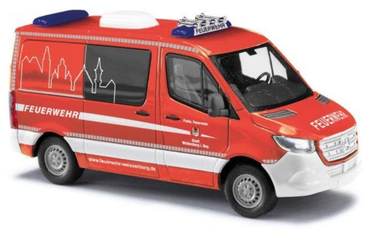 BRUDER MB Sprinter Feuerwehr Rettung Licht & Sound Exklusiv