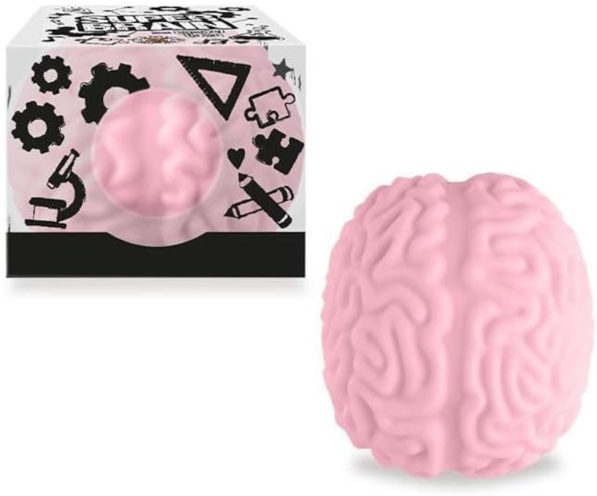 Squishy Super Brain Gehärn 6,7x7,5x5 cm – Stressball