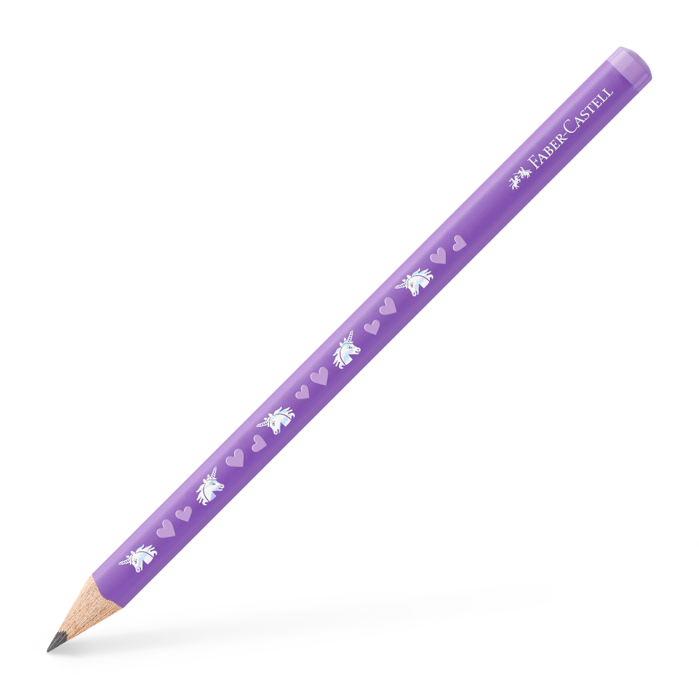 Faber-Castell Jumbo Bleistift Unicorn HB violett