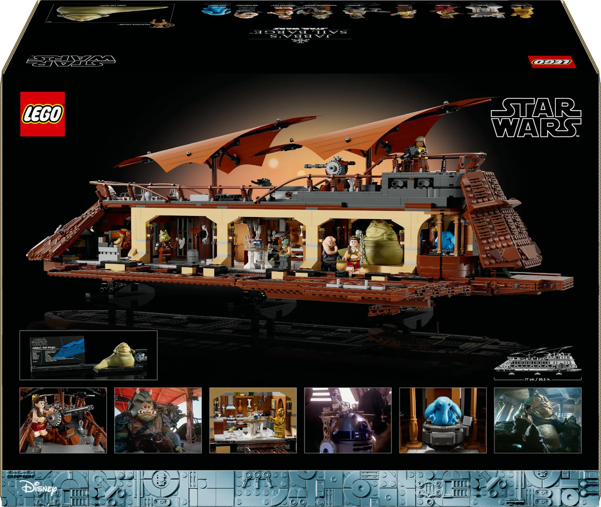 LEGO® Star Wars™ 75397 Jabbas Segelbarke – 3943 Teile