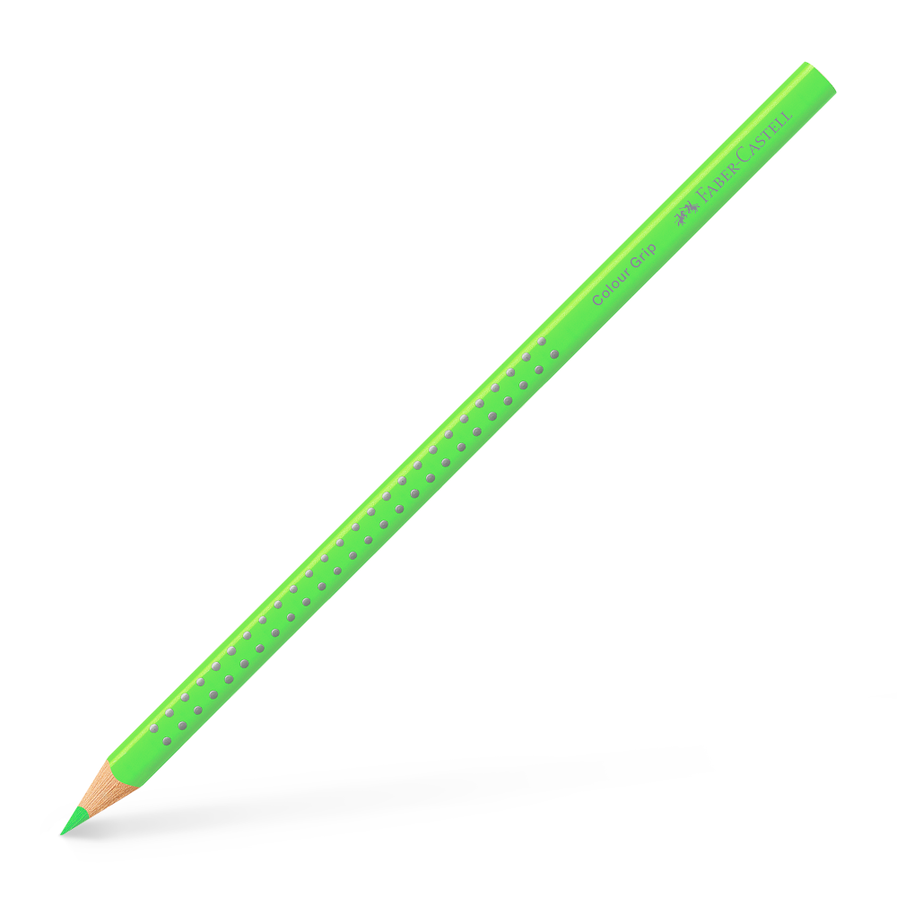 Faber-Castell Colour Grip Buntstift Neongrün – Einzelstift