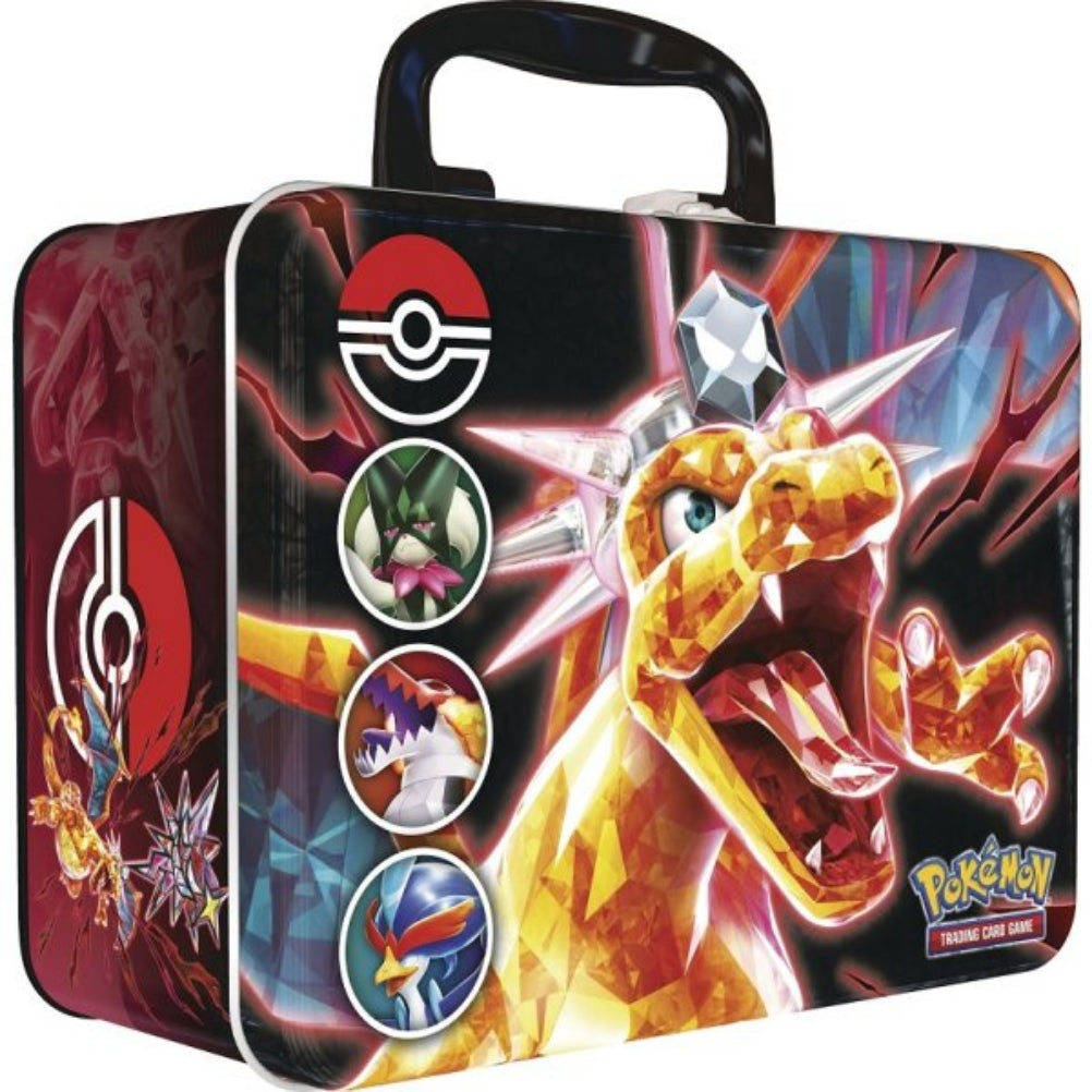 Pokemon Glurak Sammelkoffer - Deutsches Sammelkartenspiel - Collector Chest mit 6 Booster Packs - Peer Online Shop