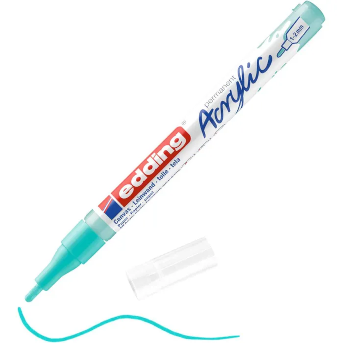edding 5300 Acrylmarker opulent-türkis – 1-2 mm, seidenmatt