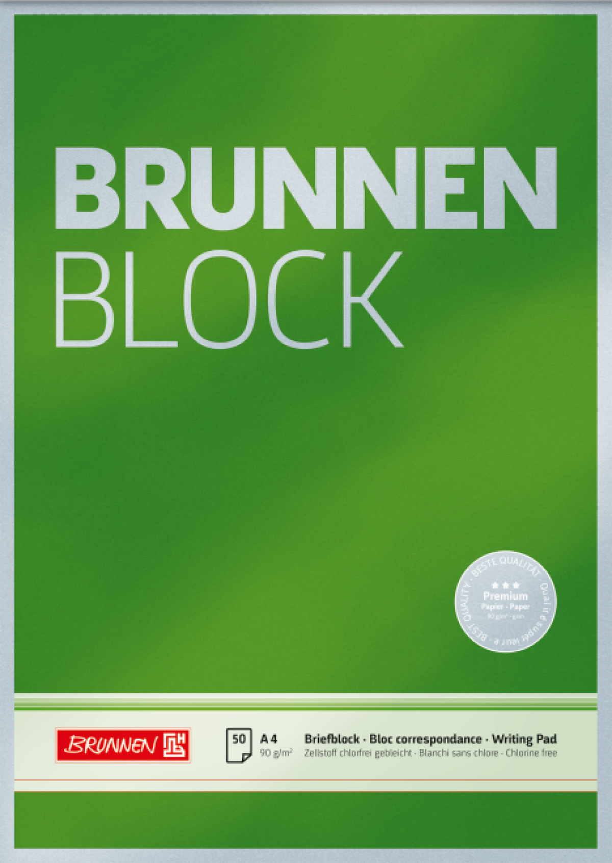 Premium Schulblock A4 blanko - 90g Papier für perfekte Schreibergebnisse