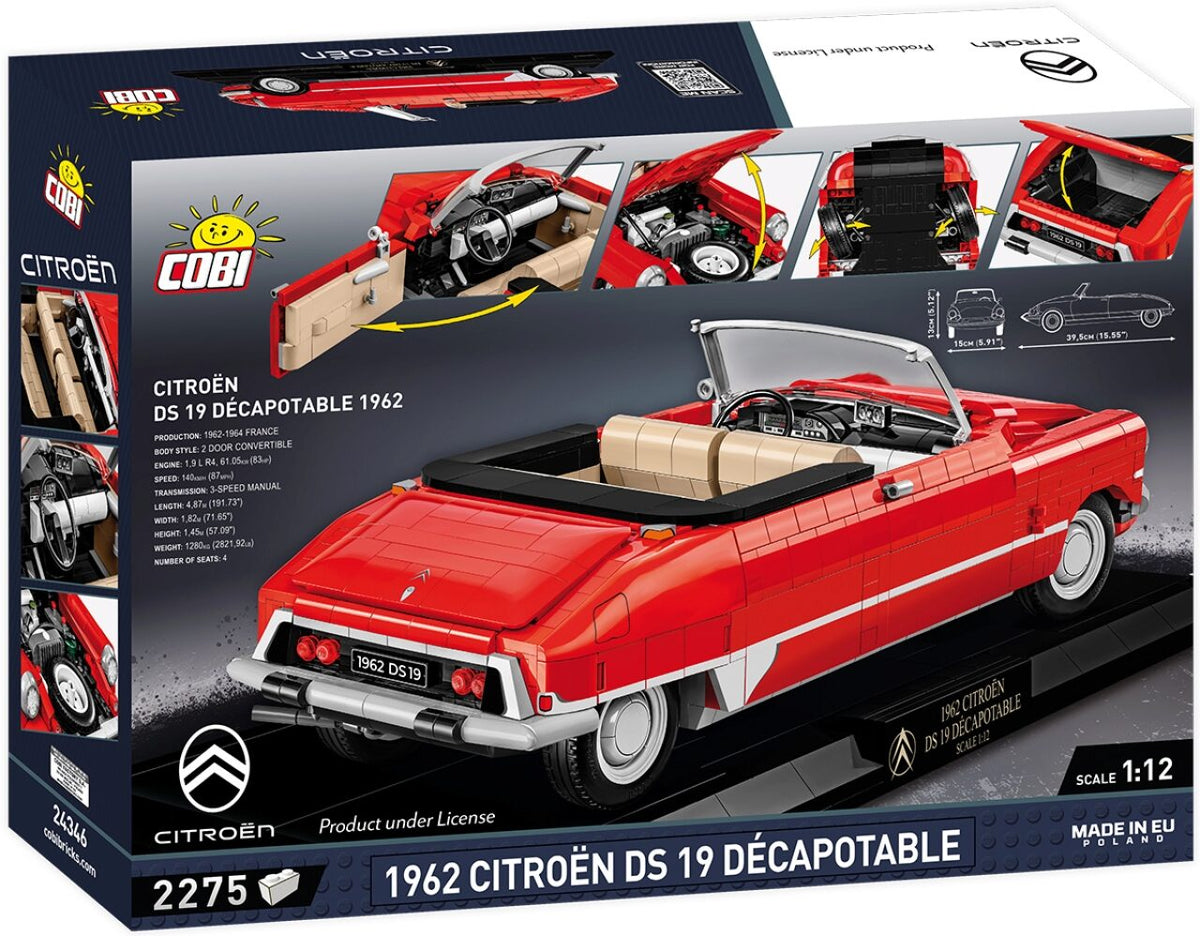 COBI Citroën DS 19 Décapotable 1962 Executive 2275 T.