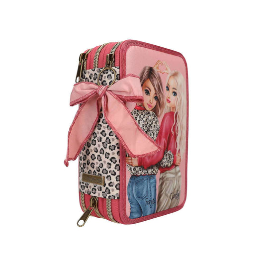 Depesche TOPModel 3-Fach Federtasche LEOHEART - Federmäppchen mit 3 Fächern