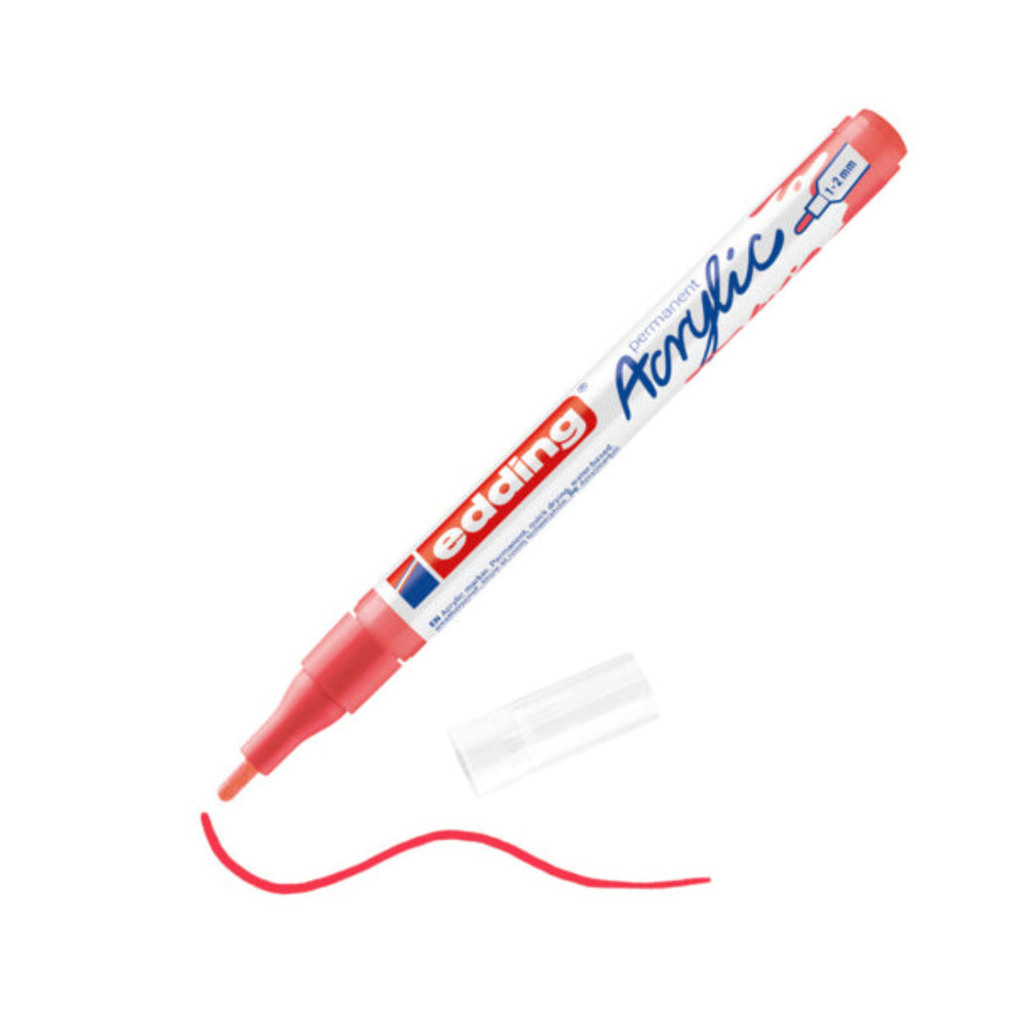 edding 5300 Acrylmarker koralle – 1-2 mm, seidenmatt