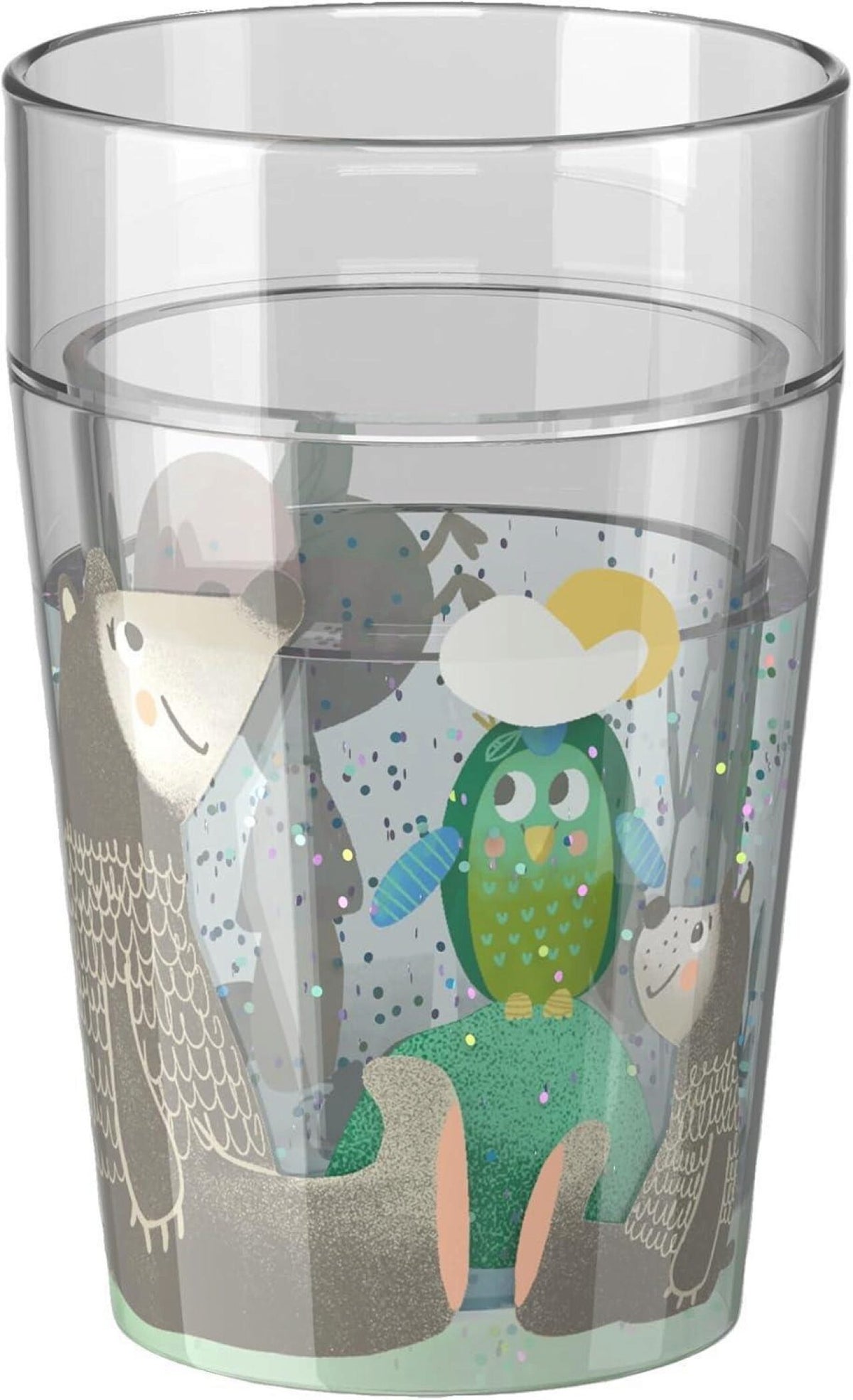 HABA Glitzerbecher Wald – 1 Motiv zufällig