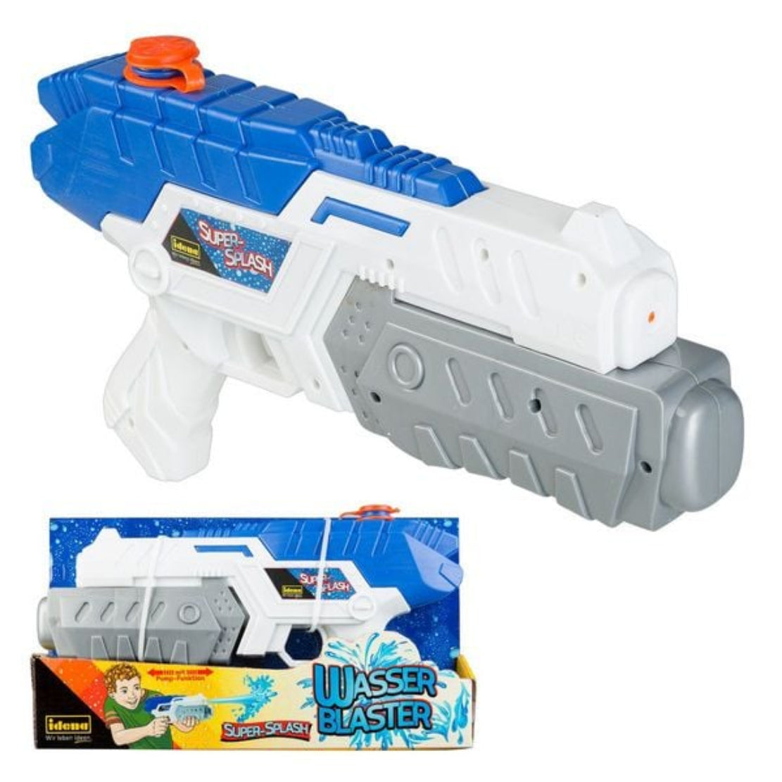 Idena Wasserpistole Blaster Super Splash 250 ml 32 cm