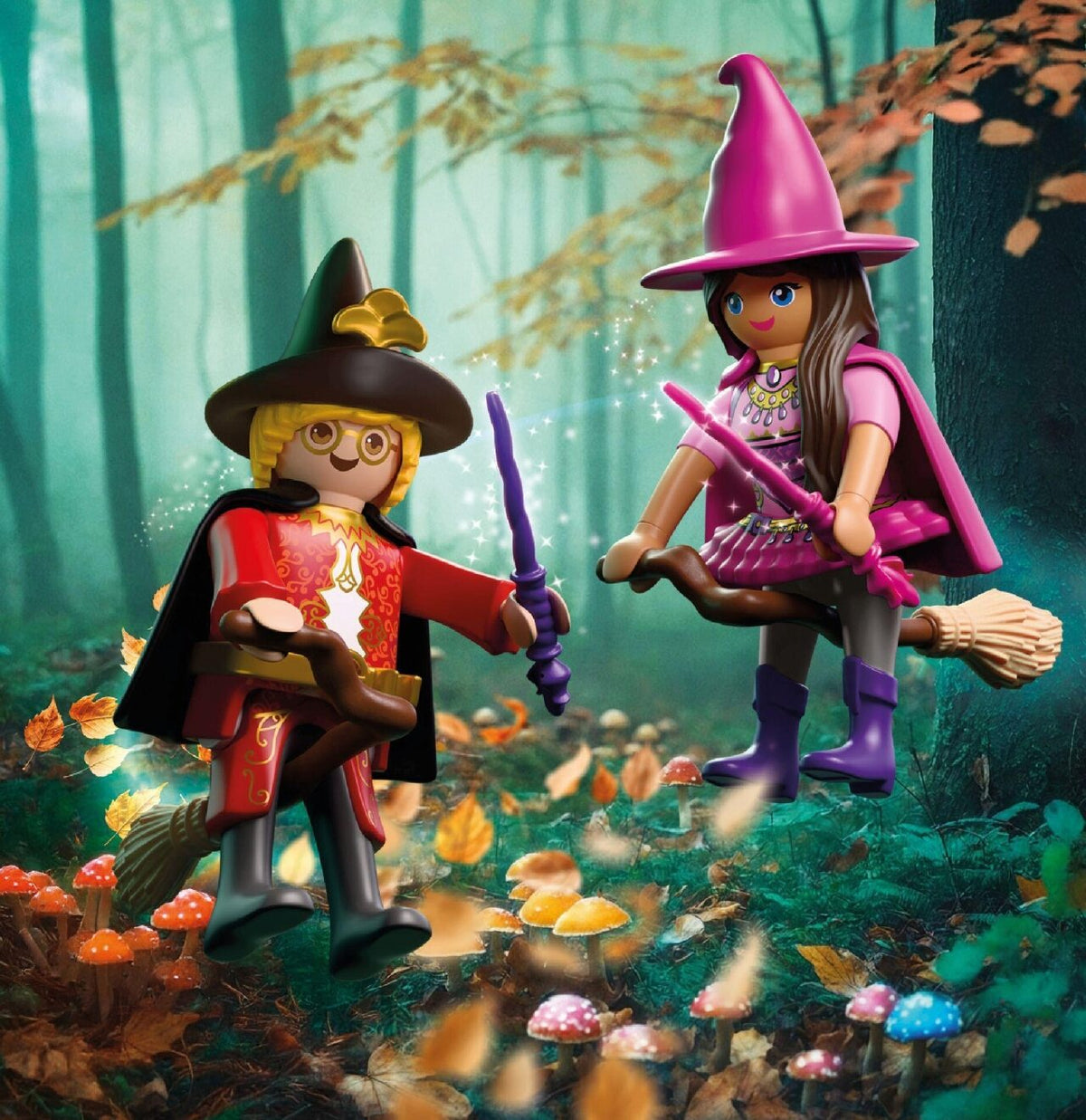 PLAYMOBIL® 72023 DuoPack Hexe & Zauberer – 2 Figuren Set