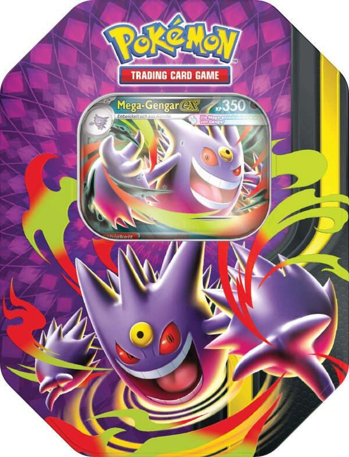Pokémon Tin Box Mega-Mondschein: Mega-Gengar ex | 4 Boosterpacks