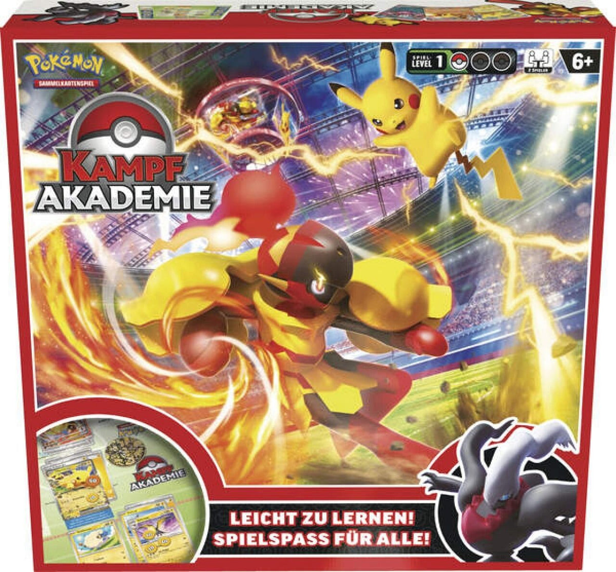 Pokémon Kampfakademie Strategiespiel - Komplett-Set mit über 100 Teilen