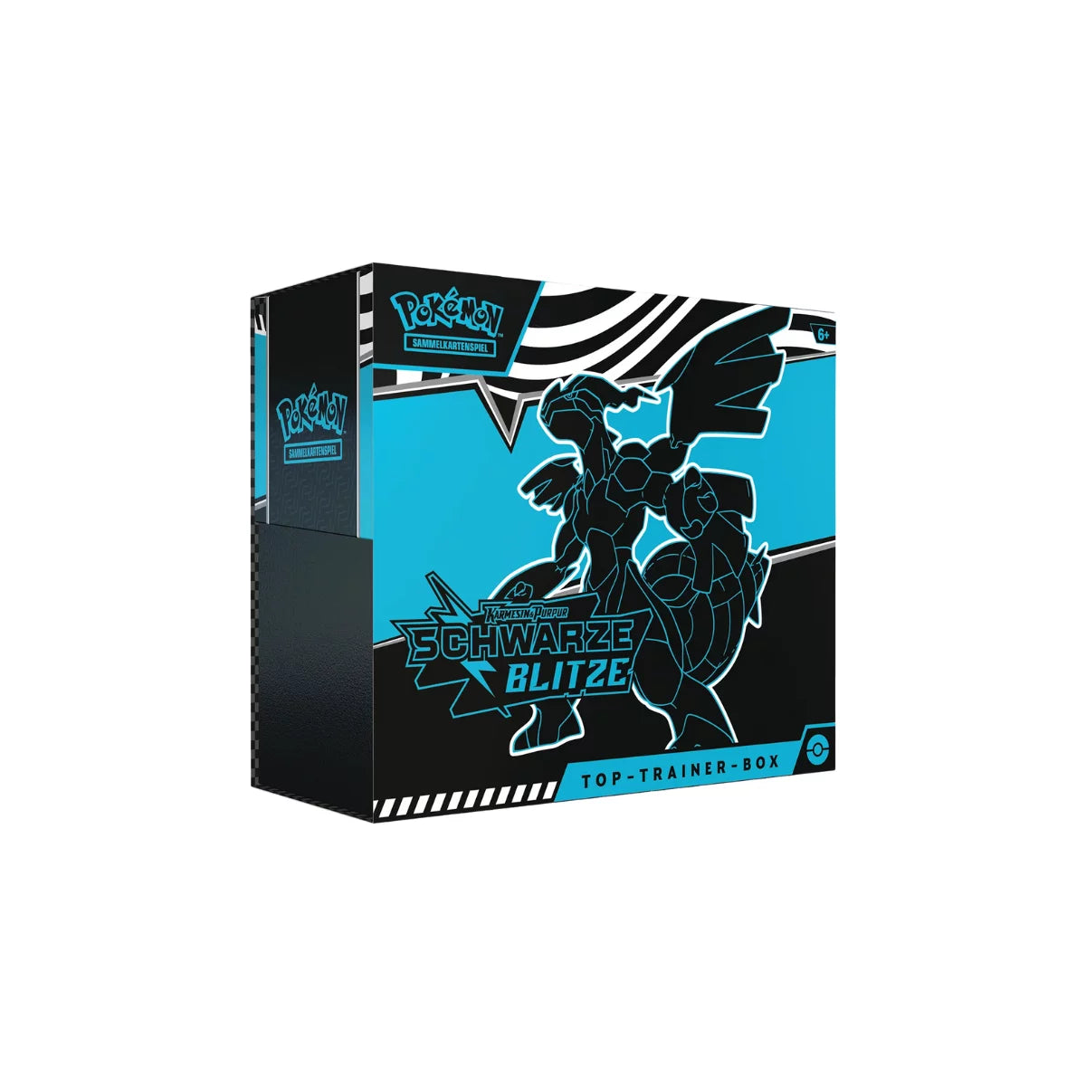 Pokémon Top-Trainer-Box Schwarze Blitze Zekrom | 9 Boosterpacks