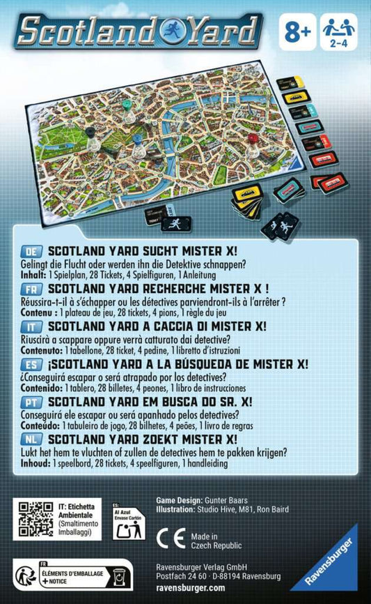 Ravensburger Scotland Yard Mitbringspiel – 2-4 Spieler