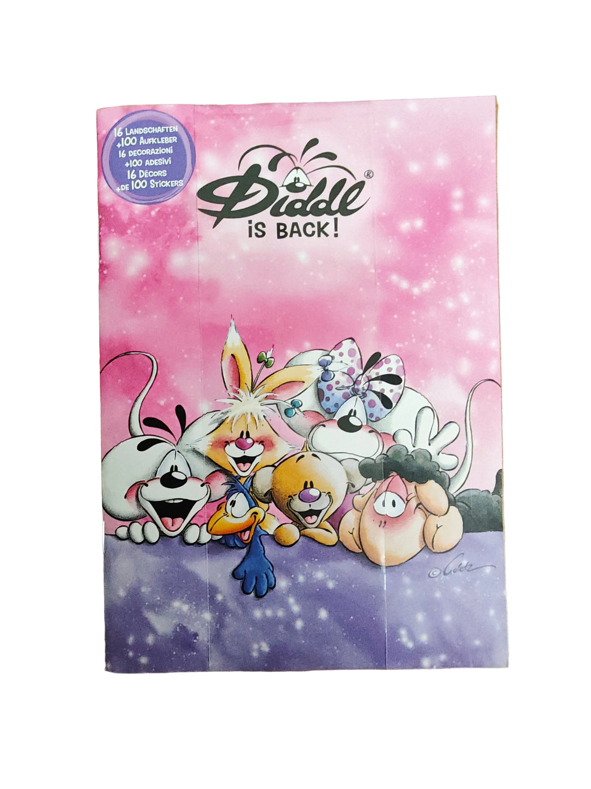 Diddl Stickerbuch DIN A5 mit wiederverwendbaren Stickern