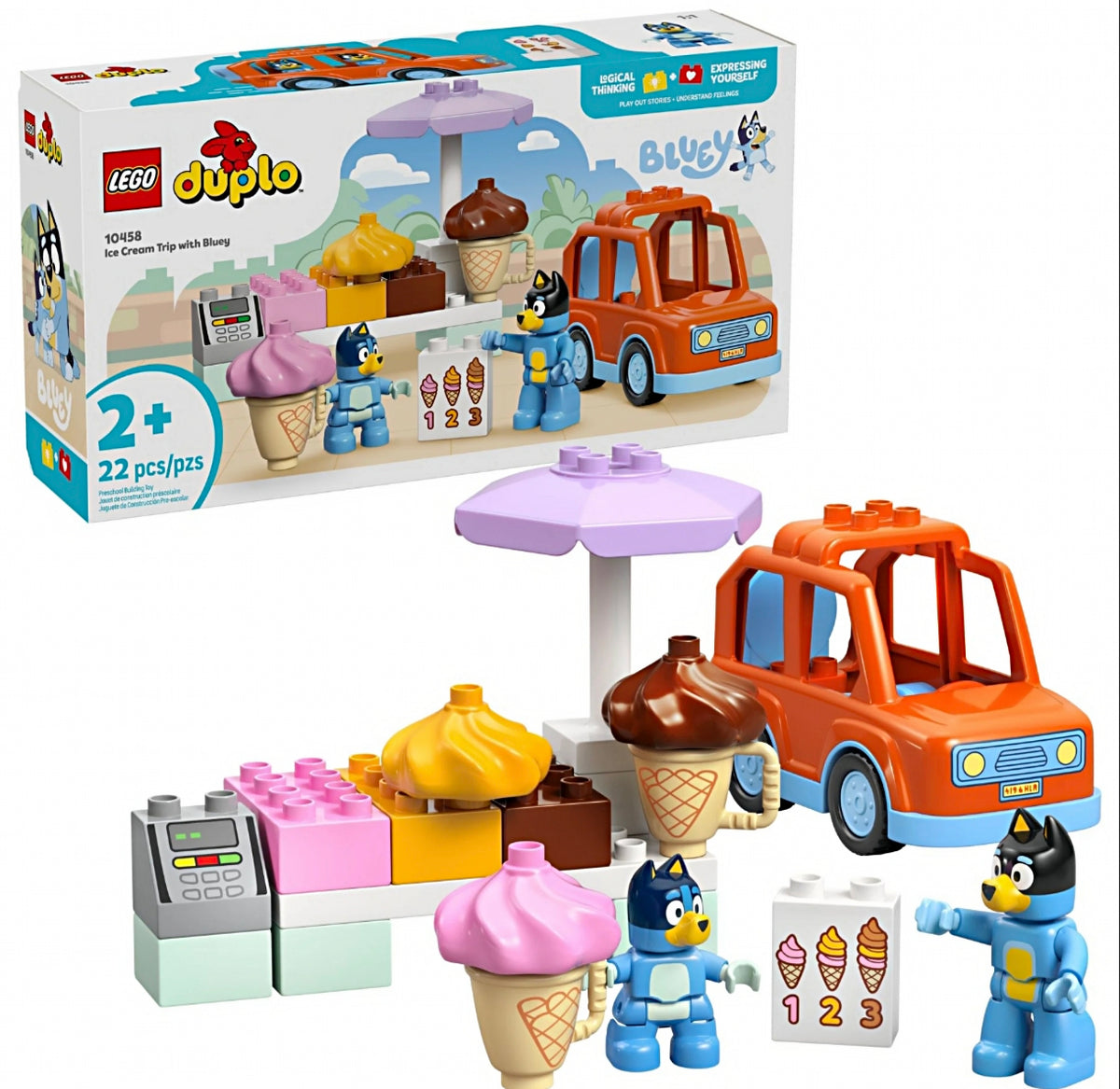 LEGO Duplo 10458 Bluey Ausflug zur Eisdiele