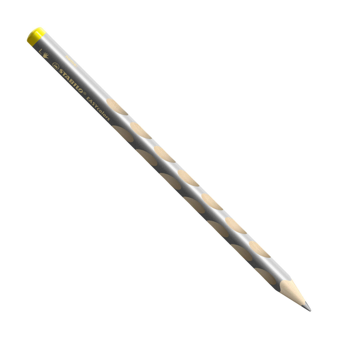STABILO EASYcolors Buntstift für Linkshänder – Einzelstift Silber