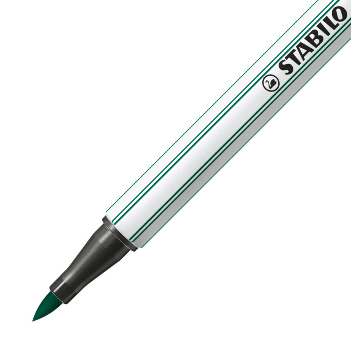 STABILO Pen 68 brush – Einzelstift Blaugrün