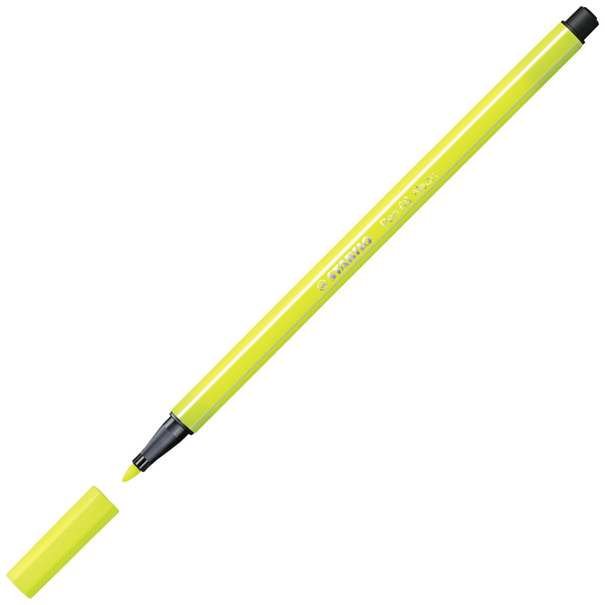 STABILO Pen 68 Filzstift leuchtfarbengelb – 1 mm