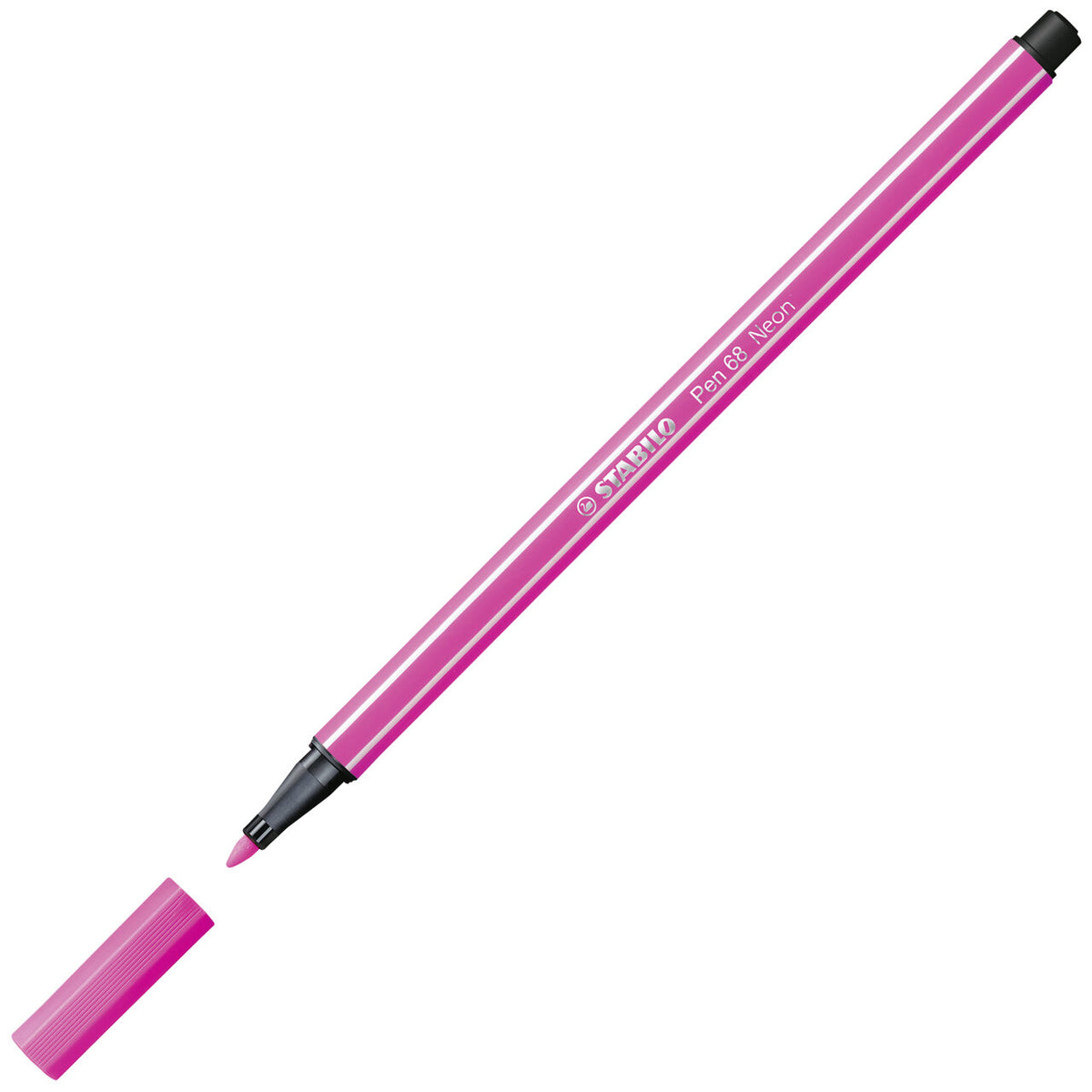 STABILO Pen 68 – Einzelstift Leuchtfarbenrosa 1 mm