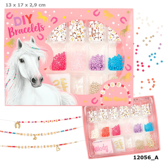Miss Melody DIY Armbänder Set - 490 Perlen & 6 Anhänger