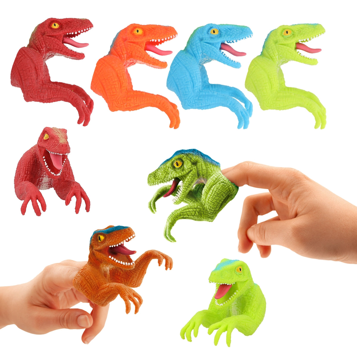 DEPESCHE Dino World Crawler - Wackelige Raubsaurier-Fingerpuppe