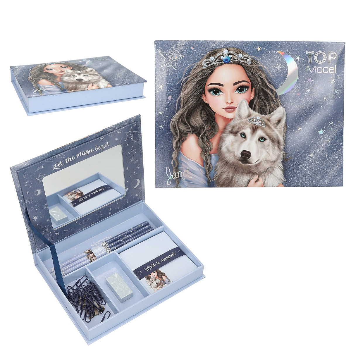 TOPModel Schreibwarenbox WOLF mit Zubehör