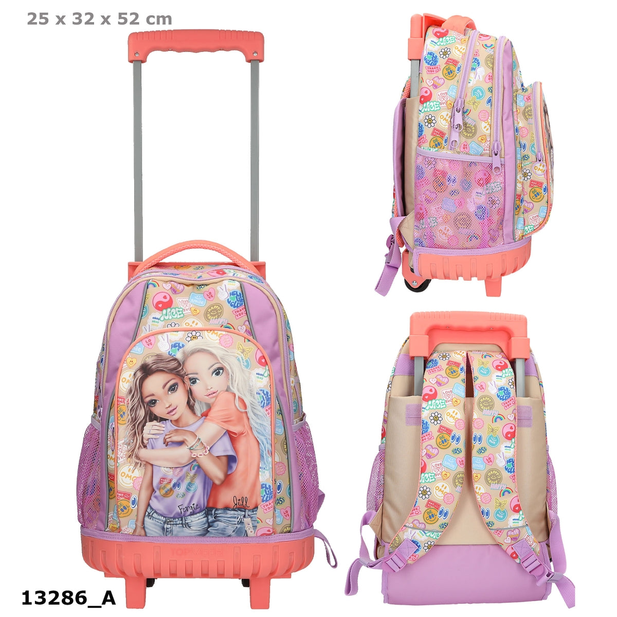 TOPModel Schulrucksack Trolley GIRL POWER