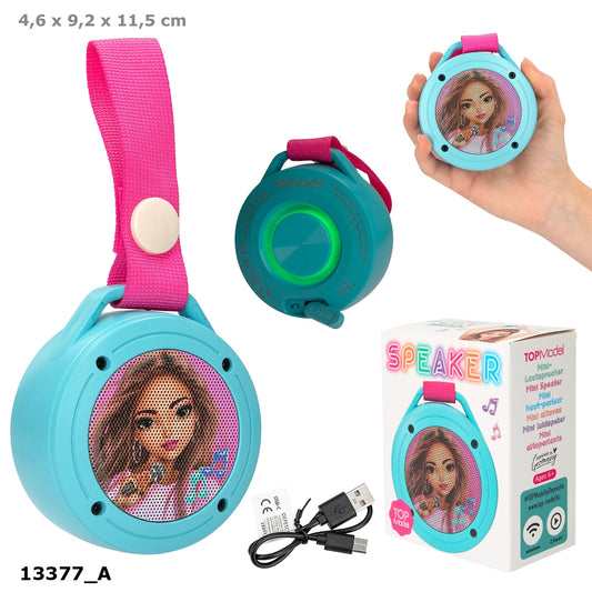 TOPModel Mini-Lautsprecher Bluetooth mit LED & Schlaufe