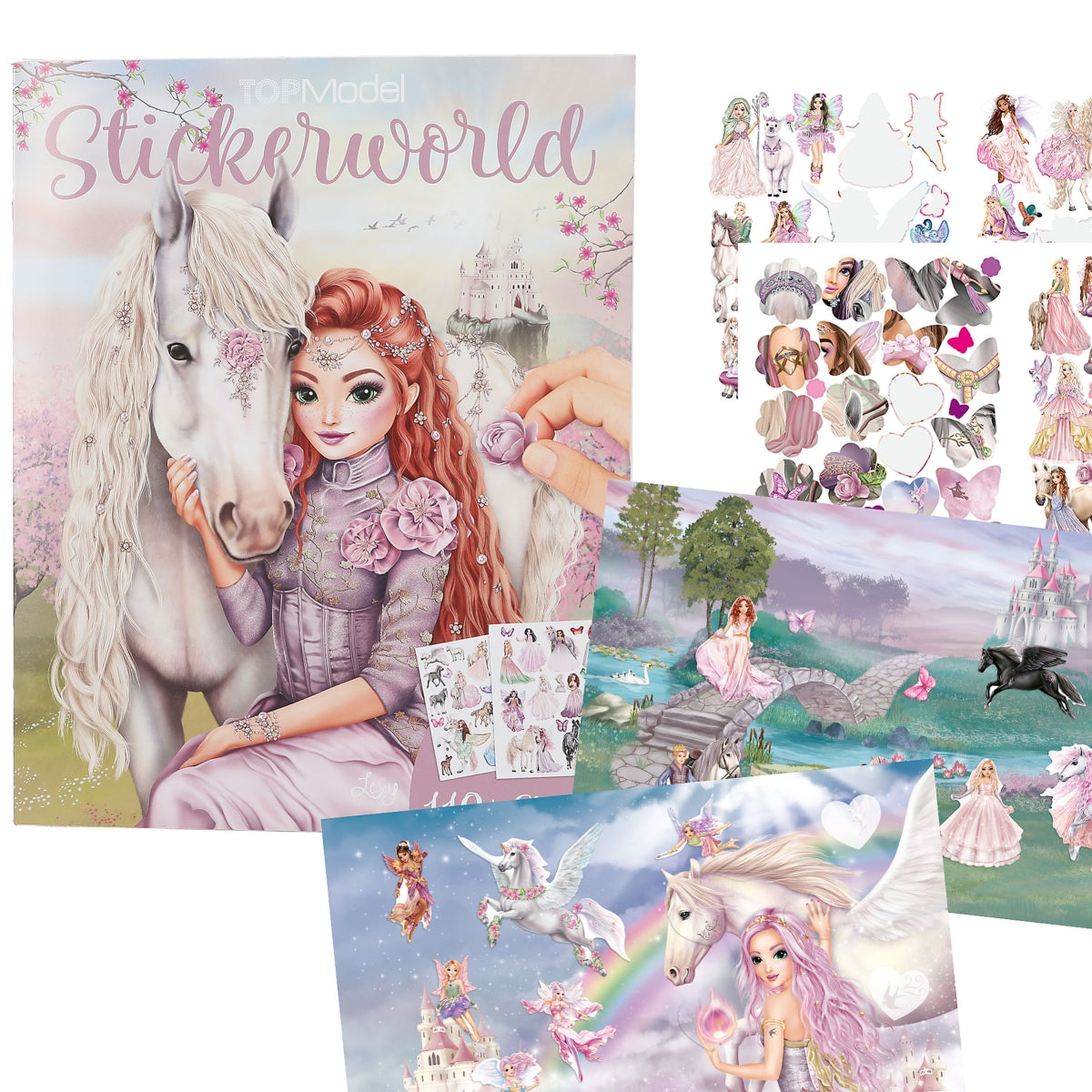 DEPESCHE TOPModel Stickerworld VIVA VIOLET - Premium Stickerbuch