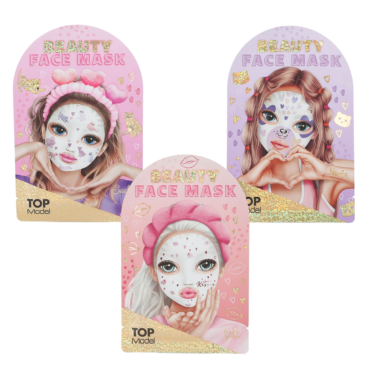 TOPModel Beauty Tuchmaske – 1 von 3 Designs zufällig