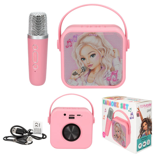 TOPModel Karaoke-Box mit Mikrofon & Voice Changer