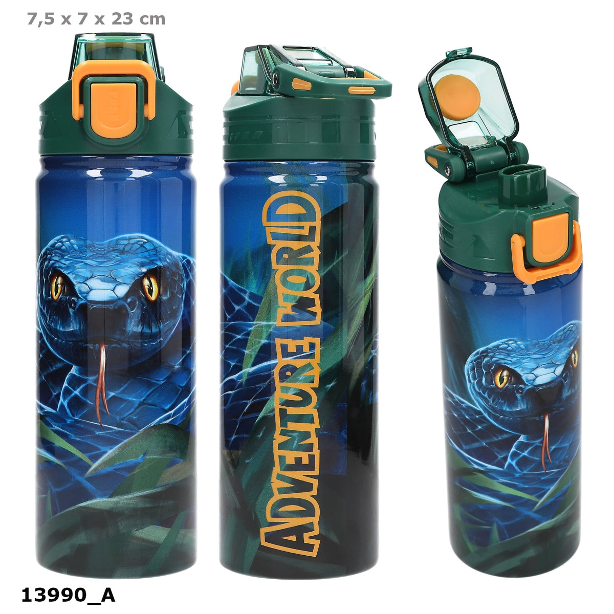 Adventure World Trinkflasche Edelstahl Schlange - 600ml