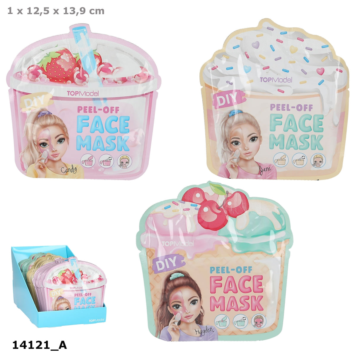 TOPModel DIY Gesichtsmaske CANDY GLAM – 1 von 3 Düften