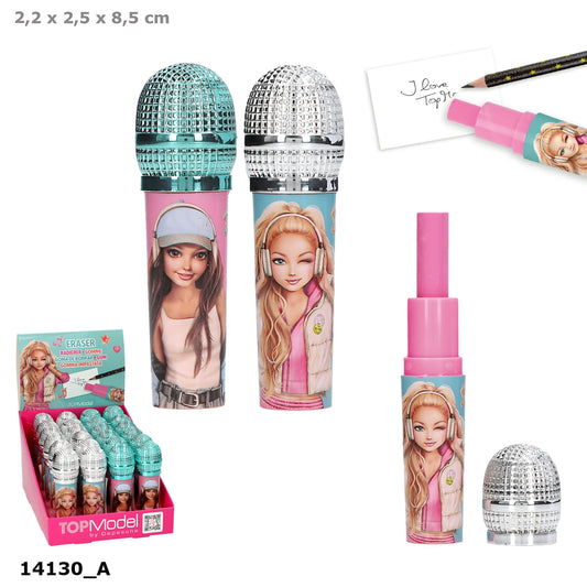 TOPModel Mikrofon-Radierer MUSIC – 1 von 2 Designs zufällig