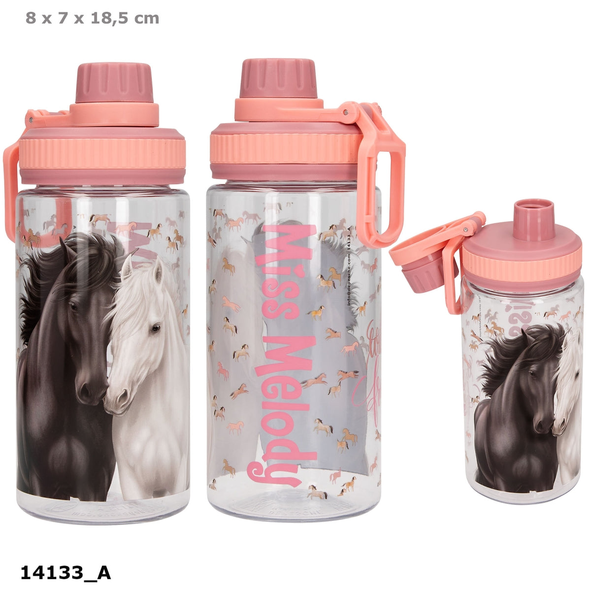 Miss Melody Trinkflasche BLOSSOM PONY 500 ml – Tritan